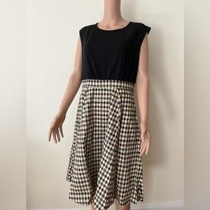 Brand new vintage retro style dress 60s Hepburn cap shoulder swing rockabilly